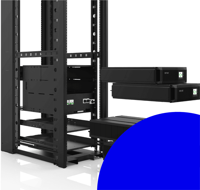 Stratus Power UPS-anlæg CAB-SR030-E-1S-C0 set fra siden