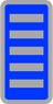 Rack-mounted UPS power module icon