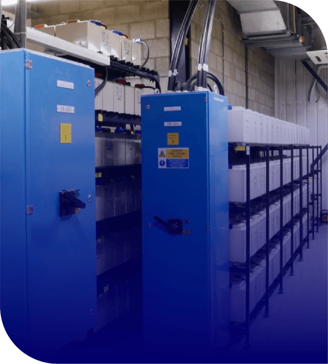 Implementering af UPS-anlæg med installation af batteriskabe og el-infrastruktur