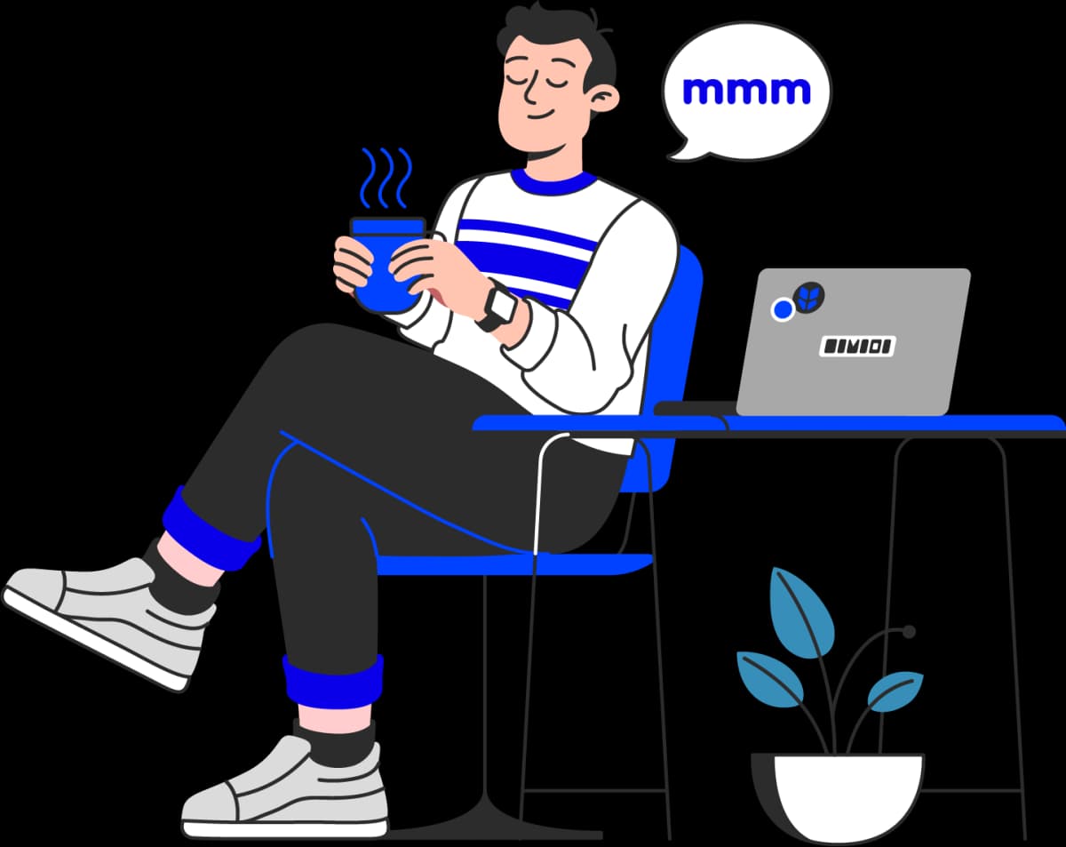 Illustration til fun fact om kaffe og strømforsyning i datacentre